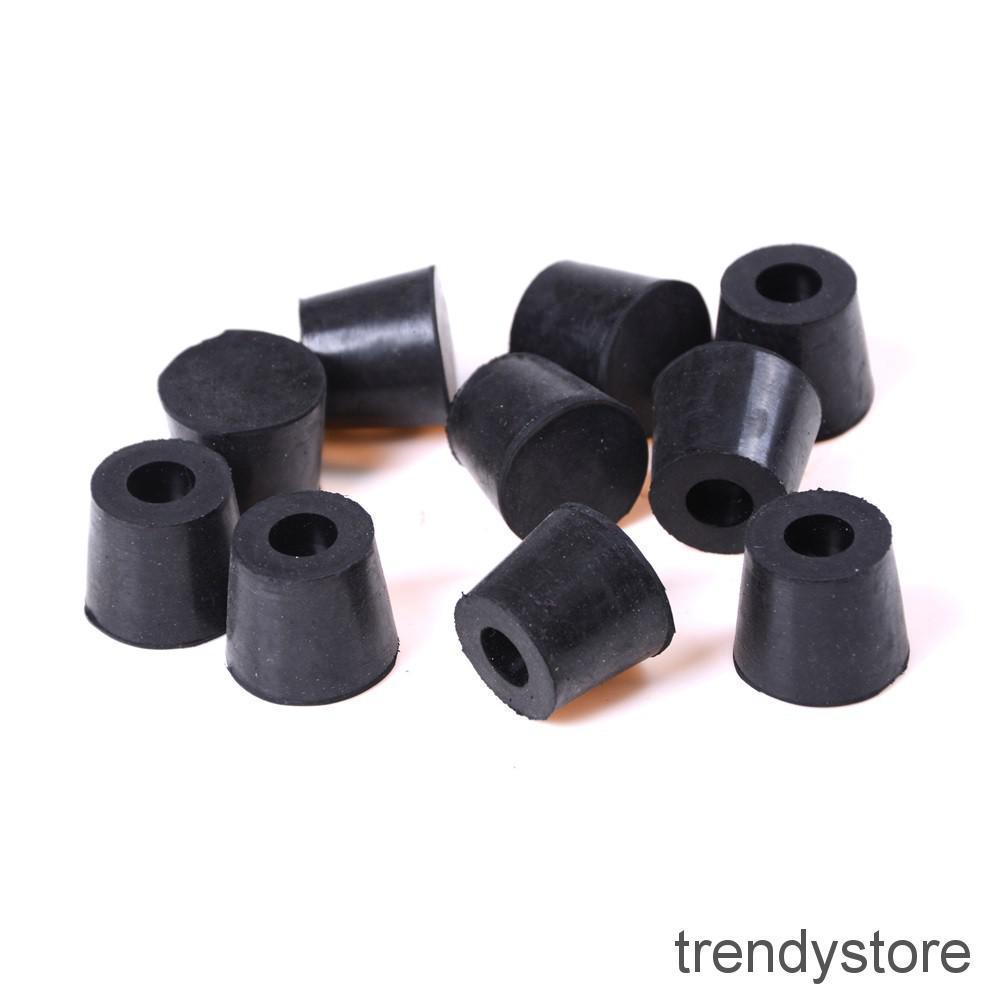 10pcs Multi Type Size Conical Recessed Rubber Feet Bumpers Pads For Table Chair