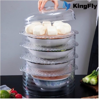 Kitchen Dining Room Insulation Aluminium Foil Food Cover Barang Dapur Dustproof and Flyproof Dish Cover (1)