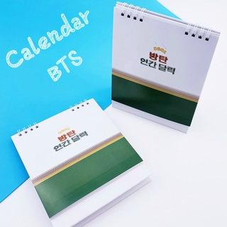 BTS 2021 Calendar Plan Mark Note Table Photo Desk Calendars Fans Gift