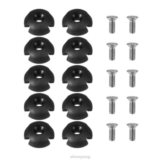 10pcs Plastic Removable Professional DIY Fittings With Screws Fixing Deck Line Guide Set