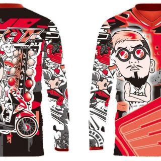 [Ready Stock]★Sleeve shirt 2021 motorcycle and bike Sweatshirt long (1)