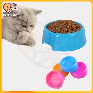 Pet Dog/Cat Plastic Bowl Feeder drink eating feeding bowls colorful PVC