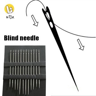 WiJxSummer Korean Self-threading Needles Assorted Sizes Thread Sewing Stitching Pins Gold-plated @ph