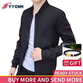 【Free shipping】yycmn MEN Jacket Korean style -- Natural, Elegant, Subtle, Noble plus size