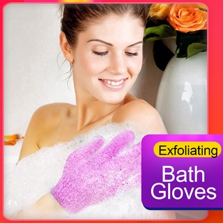【COD】Two bath gloves, exfoliating face wash scrub gloves, body massage sponge, clean skin, moisturizing SPA