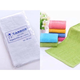 face towel bath towel ❁12PCS/pack Plain white /plain colors absorbent Towel cotton household face wa