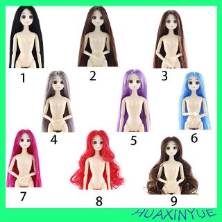20 Joint Movable Body Doll 1/6 bjd Doll Nude Body Fashion Toy For Children Hair For Dolls