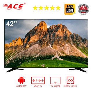 Ace 42 Slim Full HD LED Smart TV Black LED-909