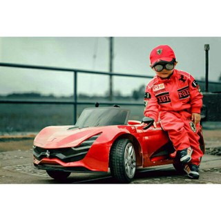 Hot Selling (Car Racing) F1 Ferrari Terno Costume For Kids(1-8yrs)
