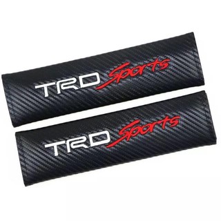 new products▽2pcs/set Carbon fiber Seat belt Shoulder Pads covers for TRD M-53