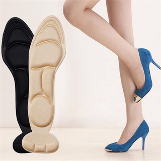♛4D 2-in-1 Foot Arch Massage Pain-resistant Cutable Sponge Insole Women High Heel