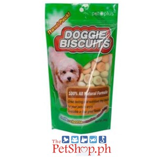 Doggie Biscuits Round 80g Travel Pack All Natural Formula