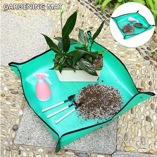 Planting Mat PE Gardening Potting Mat Waterproof Reusable Flower Gardening Mats Transplanting Foldable Cushion Pad