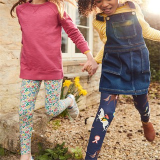 Floral Print Children Trousers Cotton Kids Girls Leggings (1)