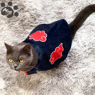 Cosplay Naruto Akatsuki Cat Costumes for Cats Funny Plush Cute Cats Costumes Funny Cat Clothes Clothing for Cats Pet Products (3)