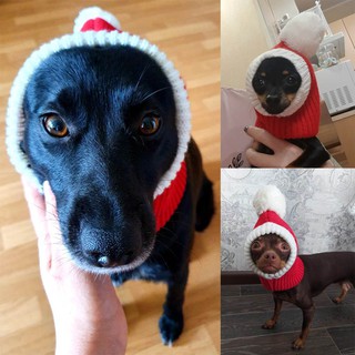 Winter Pet Dog Cap Hat Christmas Warm Small Cat Dog Hats Pug Dog Accessories for Small Medium Large (3)