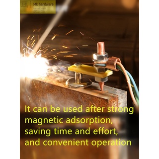 High Intensity Magnetic Welding Fixed Electric Welding Machine Ground Clamp Grounding Magnet