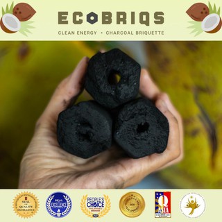 1/2 kilo ECOBRIQS Coconut Charcoal Briquettes Uling (1)