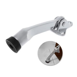 Zinc Alloy Satin Chrome Lever Door Stopper With Mounted