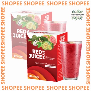 Bloomy l Red Juice Plus (7 Sachets or good for 3-4 Liters) 100% Organic Super Food Powdered Juice
