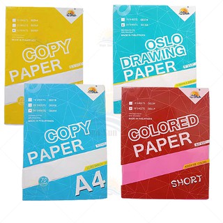 XZS HIGHSUN Oslo paper, Copy paper, Colored Paper 70gsm 8.5 x 13, 8.5 x 11, 9 x 12 paper size