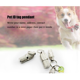Pet anti-lost name tag ID and address label pendant for dog and cat (1)