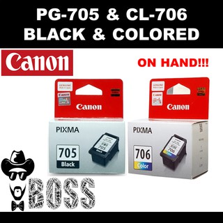 Canon 705 PG-705 and CL-706 Black and Colored Original Ink Cartridge (1)