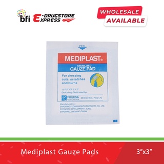 Mediplast Gauze Pads 3x3