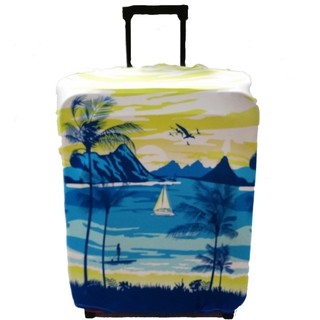 Summer Fun Luggage Cover for 24" (Hawaii) medium stretchable fabric water resistant