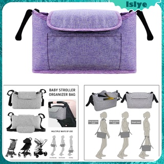 Detachable Stroller Organizer Bag Baby Drink Cup Holder with Adjustable Shoulder Strap