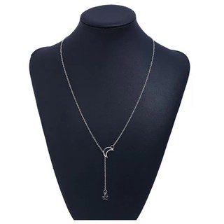 infinite Simple moon stars short necklace Cross tree leaf multi style necklace (2)