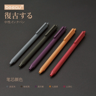 10 Colors Retro Gel Pen 0.5mm Slim Gel Pens Journal Vintage Gel Pen Marker Pen Office School Supplies (3)