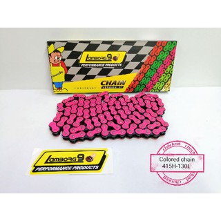 colored chain Thailand size 415H-130L performance products good quality