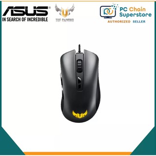 ASUS TUF Gaming M3 ergonomic wired RGB gaming mouse with 7000-dpi sensor, lightweight build, durable