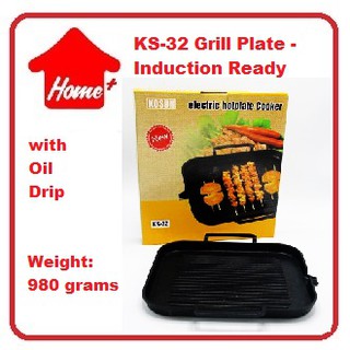 Chef's Choice KS-32 Grill Plate (for Stove, Charcoal and Induction Use )