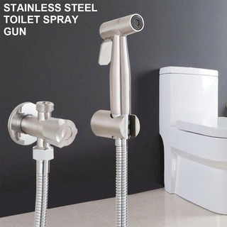 Toilet Handheld Bidet Sprayer Kit Stainless Steel Bathroom Bidet Faucet Spray Shower Head With Hose