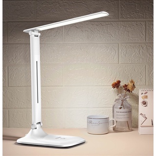 LED Desk Lamp USB Study Lamp Stepless Dimming Table Lamp Rechargeable Foldable Student Reading Light (5)