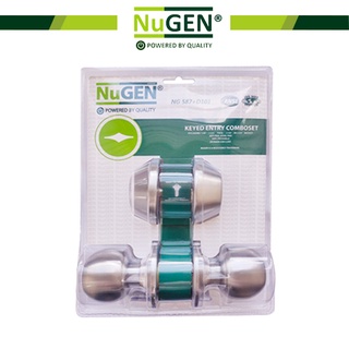 Nugen Combo Lockset Doorknob 587 + 101 Ss