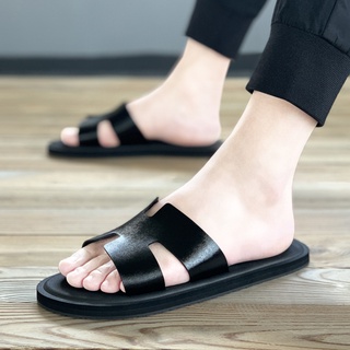 Slippers Men's Half Slippers Flip Flops Non-Slip Summer Fashion Outdoor Wear Sandals Men2021New Kore