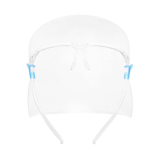 ▨✙❡Glasses+Mask waterproof and Anti-fog Face Shield Anti-fog Mask Protective Isolation Glasses (7)