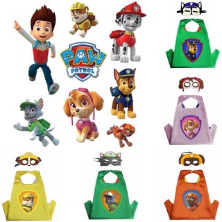 Ready Stock Kid Creative Paw Patrol Cloak And Mask Cosplay Costume Cartoon Party Fancy Dress