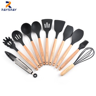 RAYSRAY Silicone Kitchenware Cooking Tools Egg Beater Spatula Oil Brush Kitchen Tools Utensils 1 Pcs