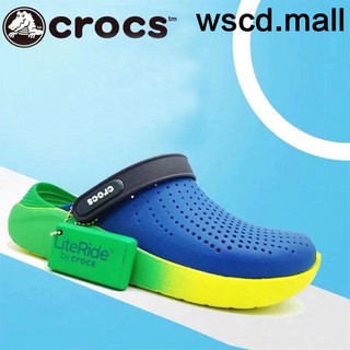 crocs 2021 new flat beach slippers for women