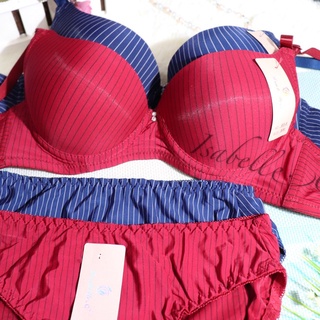 ☂Isabelle. Q Women Lingerie & Panty Set with stripes 603-S✳