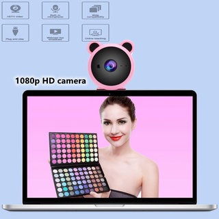 【Ready Stock】✾▼☒HD 1080P Webcam Mini Computer PC WebCamera with Microphone Rotatable Cameras for Liv