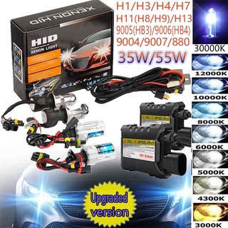 2 Pcs/Set 55W HID Xenon Headlight Conversion Bulbs Kit Ballast H1 H3 H4 H7 H11 9005 9006 H13 Car Headlights and Fog Lights
