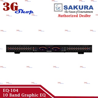 Sakura EQ-104 Stereo Graphic Equalizer Original