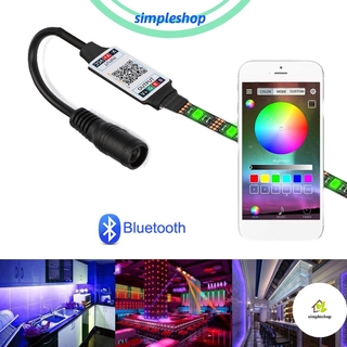 SIMPLE Useful LED Light Strip Mini Adapter RGB Controller Wireless New Female Plug to 4Pin Connector DC 5-24V For 5050 3528 Smart Bluetooth