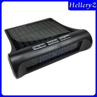 ins[HELLERY2] Solar Power Car TPMS Tire Pressure Monitor System 4 Sensors LCD Display