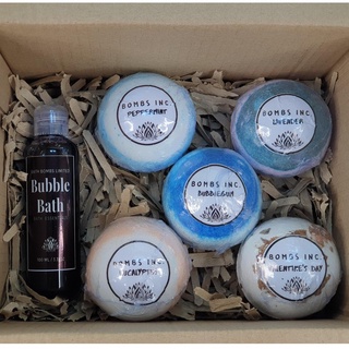 【Quick Delivery】Bath Bomb Gift Set w/ Bubble Bath